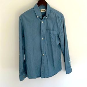 Taylor Stitch The Jack in Brushed Blue Shadow Size 40